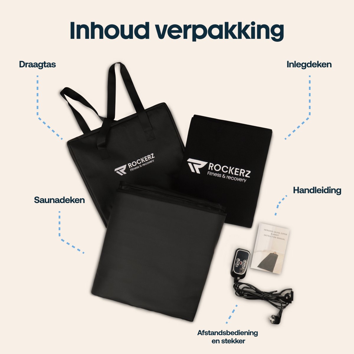Rockerz Infrarood Saunadeken - Infraroodtherapie thumbnail 6