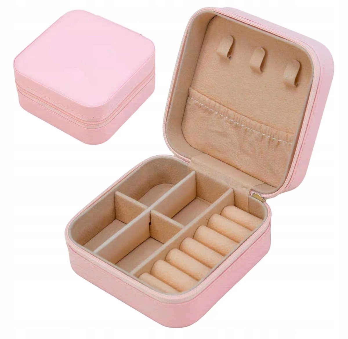 Reis juwelendoosje organizer, compact en stijlvol