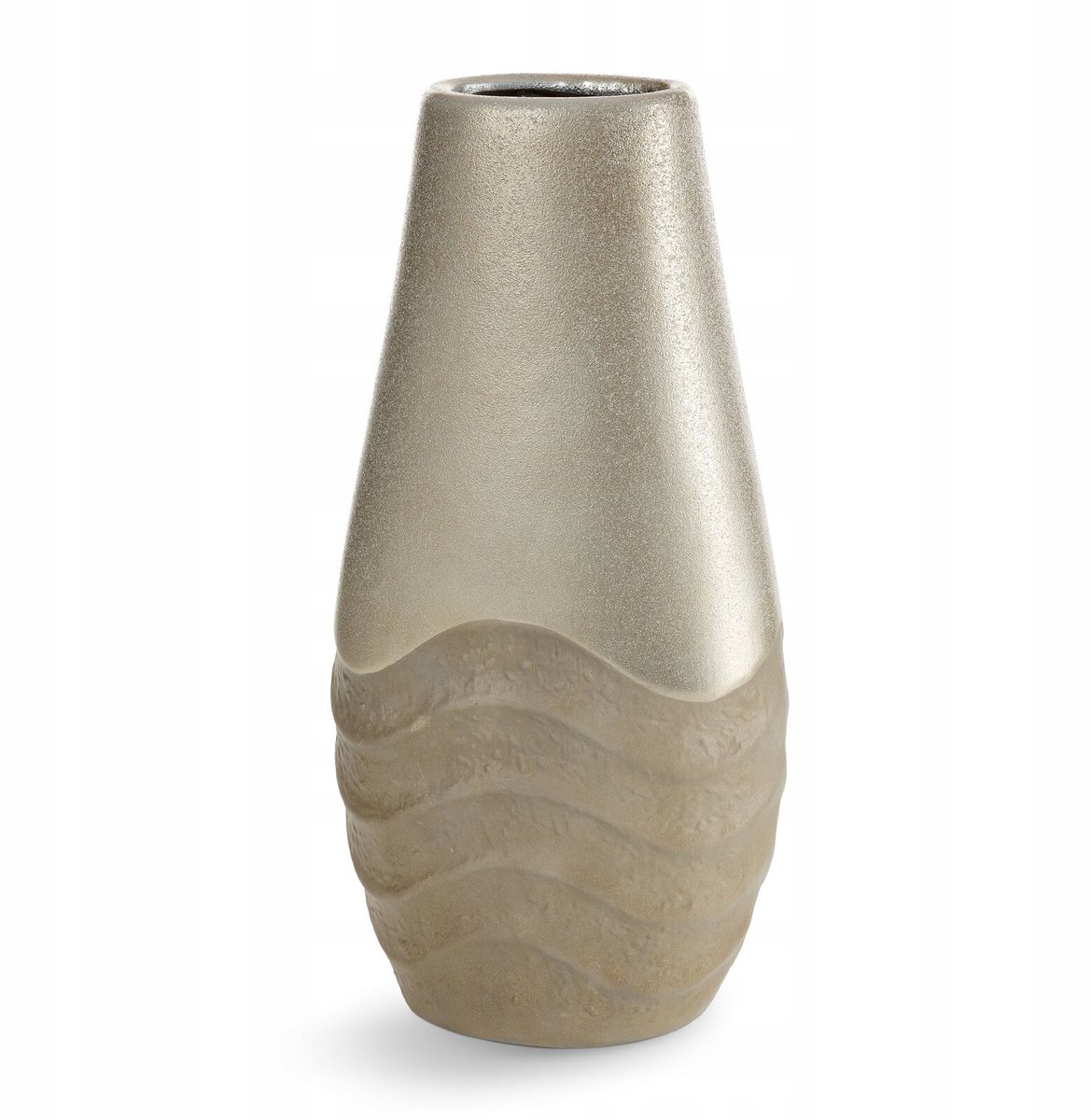 Decoratieve Vaas Sani 18x10x36 cm Beige Keramiek