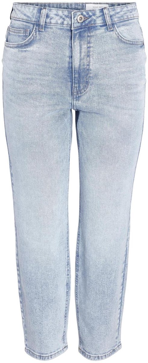 Noisy may Jeans Nmmoni Hw St Ank Jeans Az359lb New 27029555 Light Blue Denim Dames Maat - W32 X L30