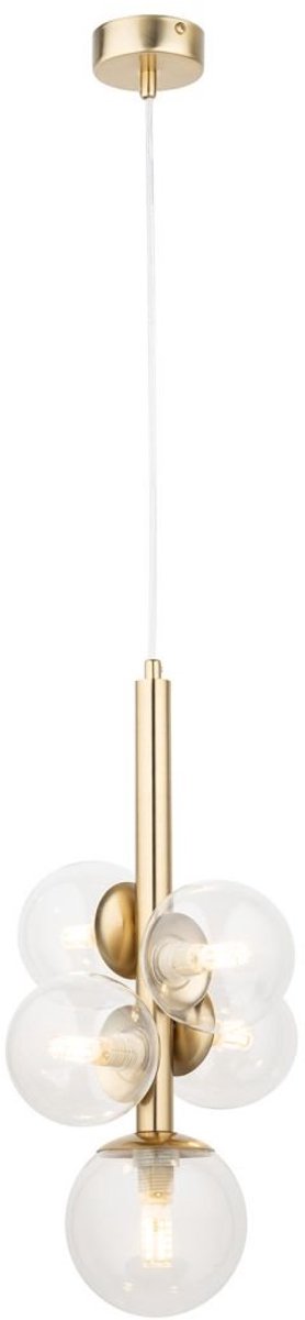 Sigma PERLA LUX 5 Hanglamp 40857 - Geel/Goud, Transparant