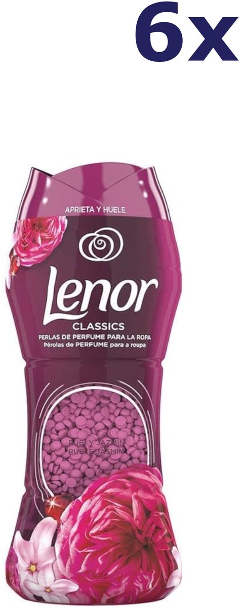 6x Lenor Geurbooster - 13sc/210gr - ruby jasmine