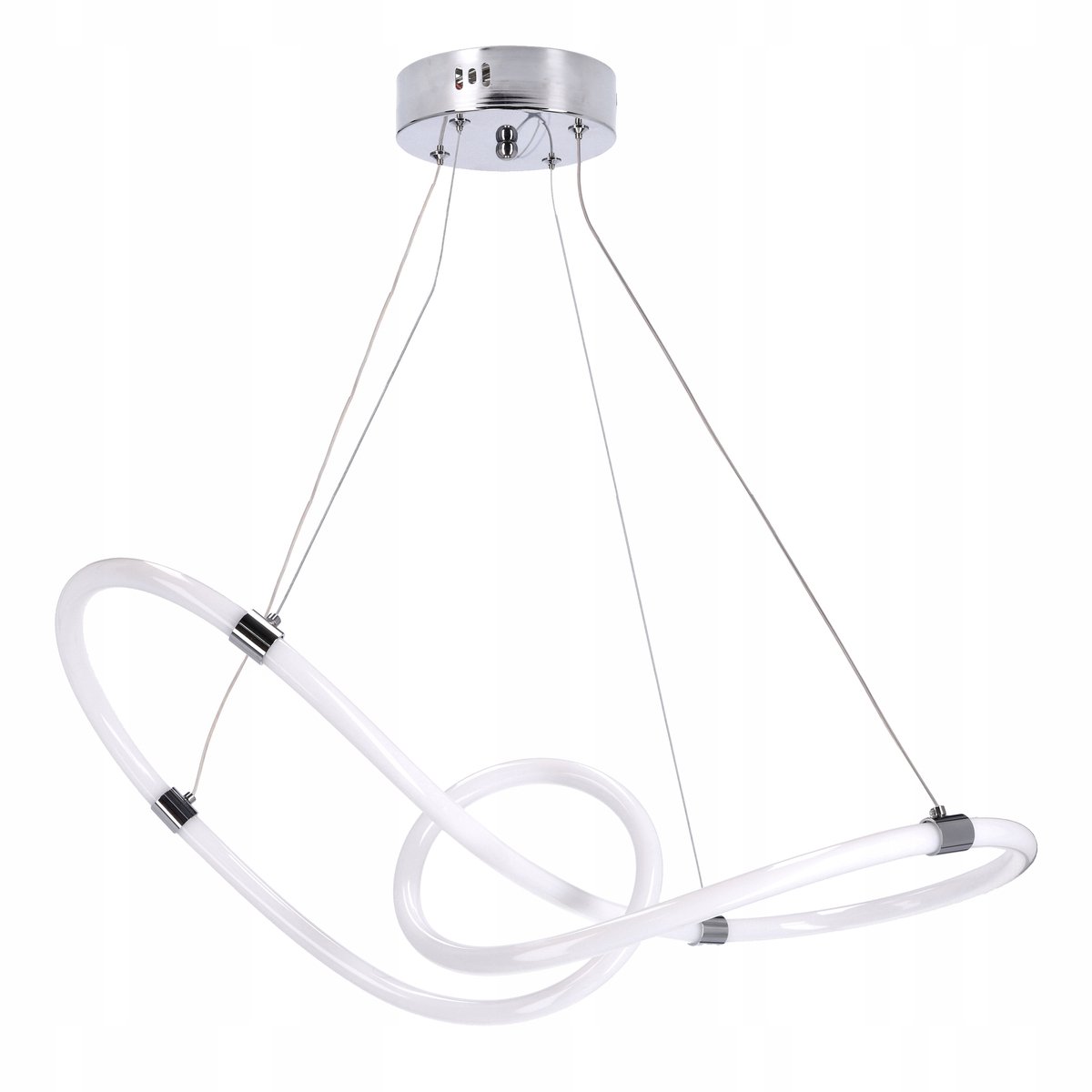 Moderne LED Plafondlamp 46W Chroom - Stijlvol en Efficiënt