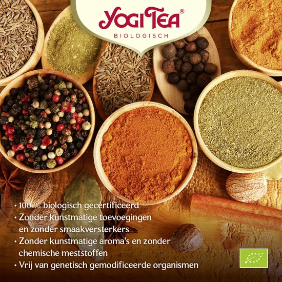 Yogi Tea Zonder Zoethout - 6 verschillende smaken zonder Zoethout - Bloeddruk onder controle van Merkloos — afbeelding 5