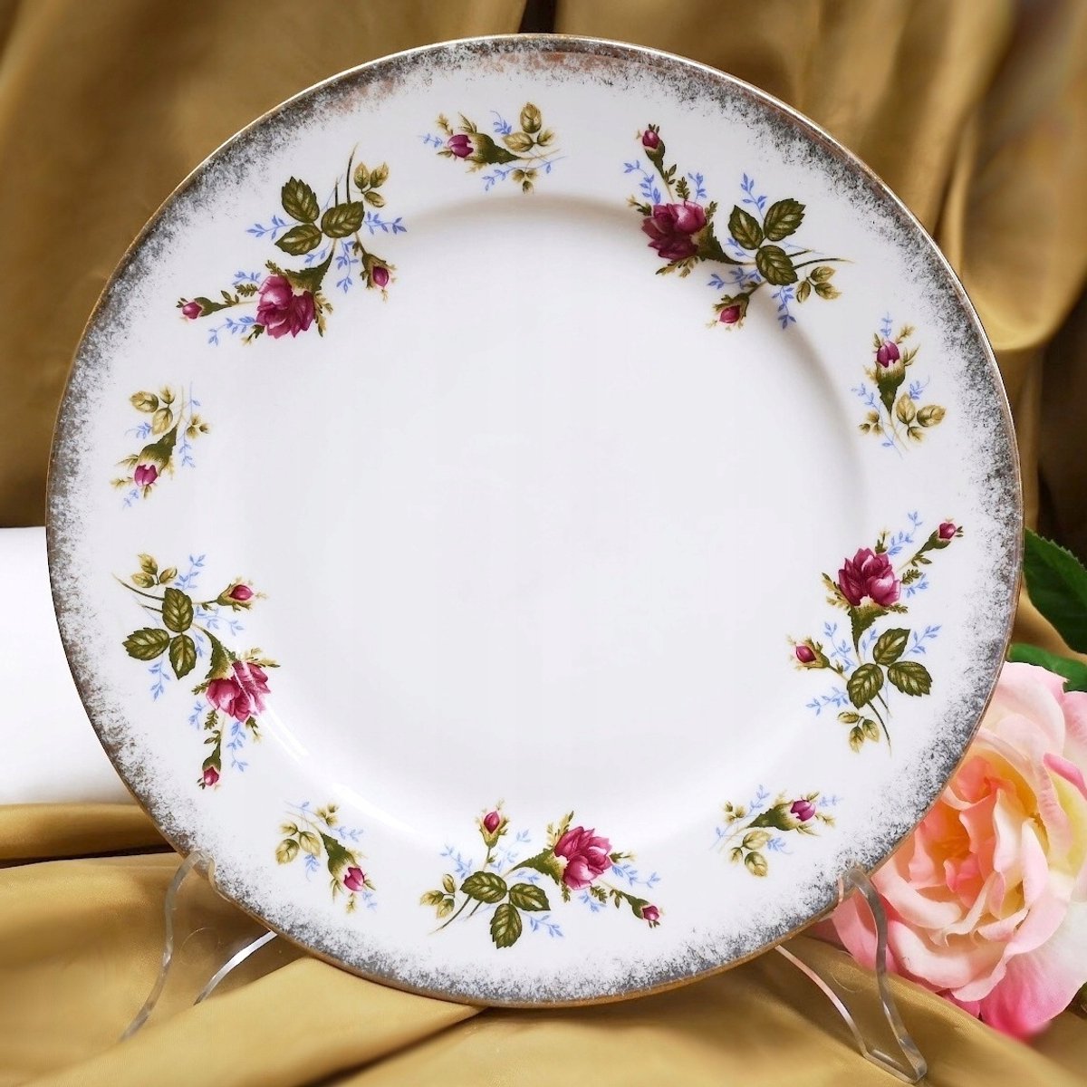 Porseleinen Dinerbord 27cm Goudrand - Nina Collectie