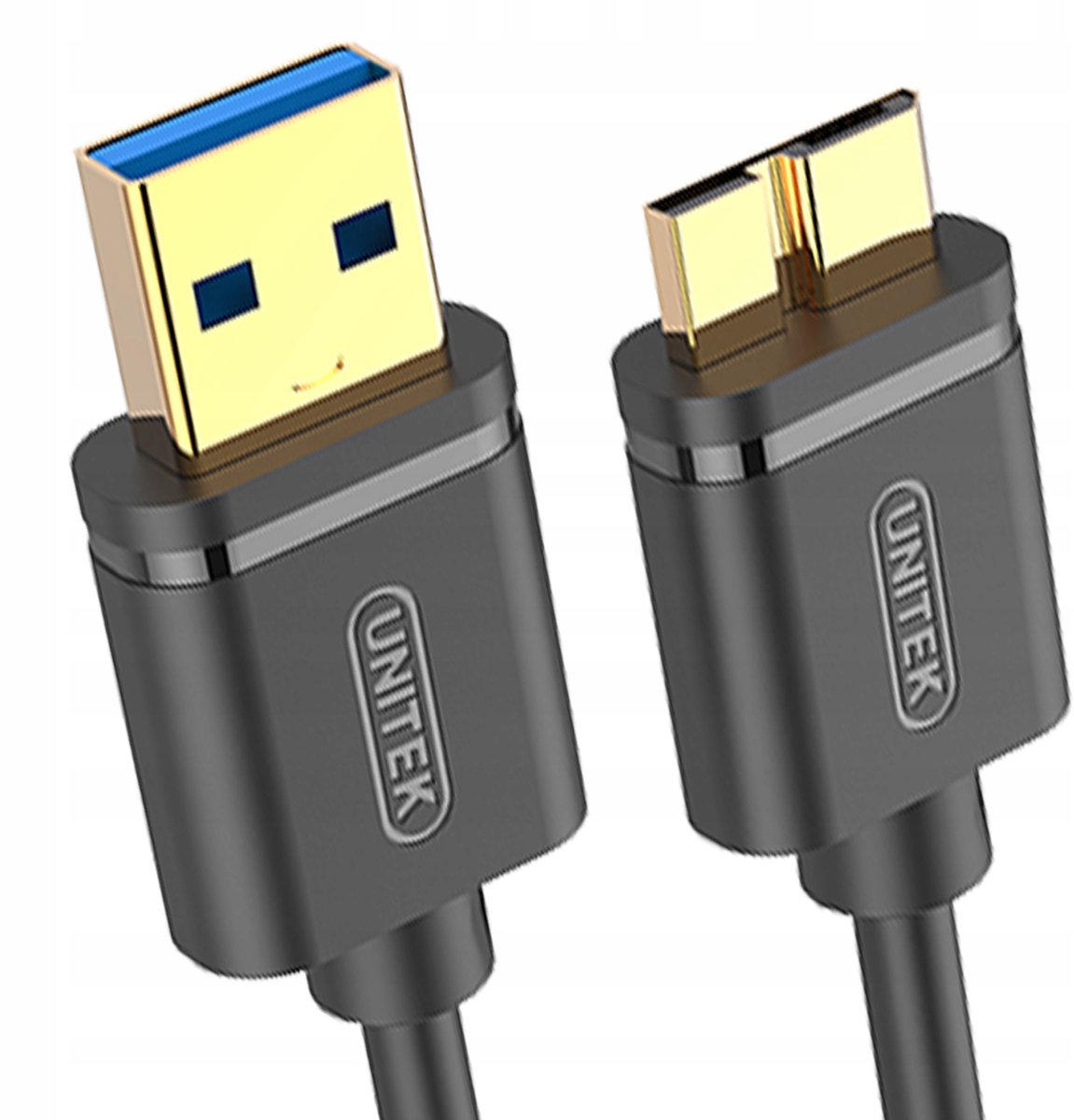 Unitek USB-A naar Micro-USB Kabel 1m Zwart (Y-C461GBK)