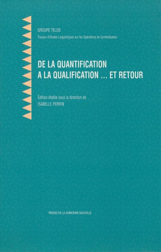Sciences du langage - De la quantification à la qualificati ... - cover
