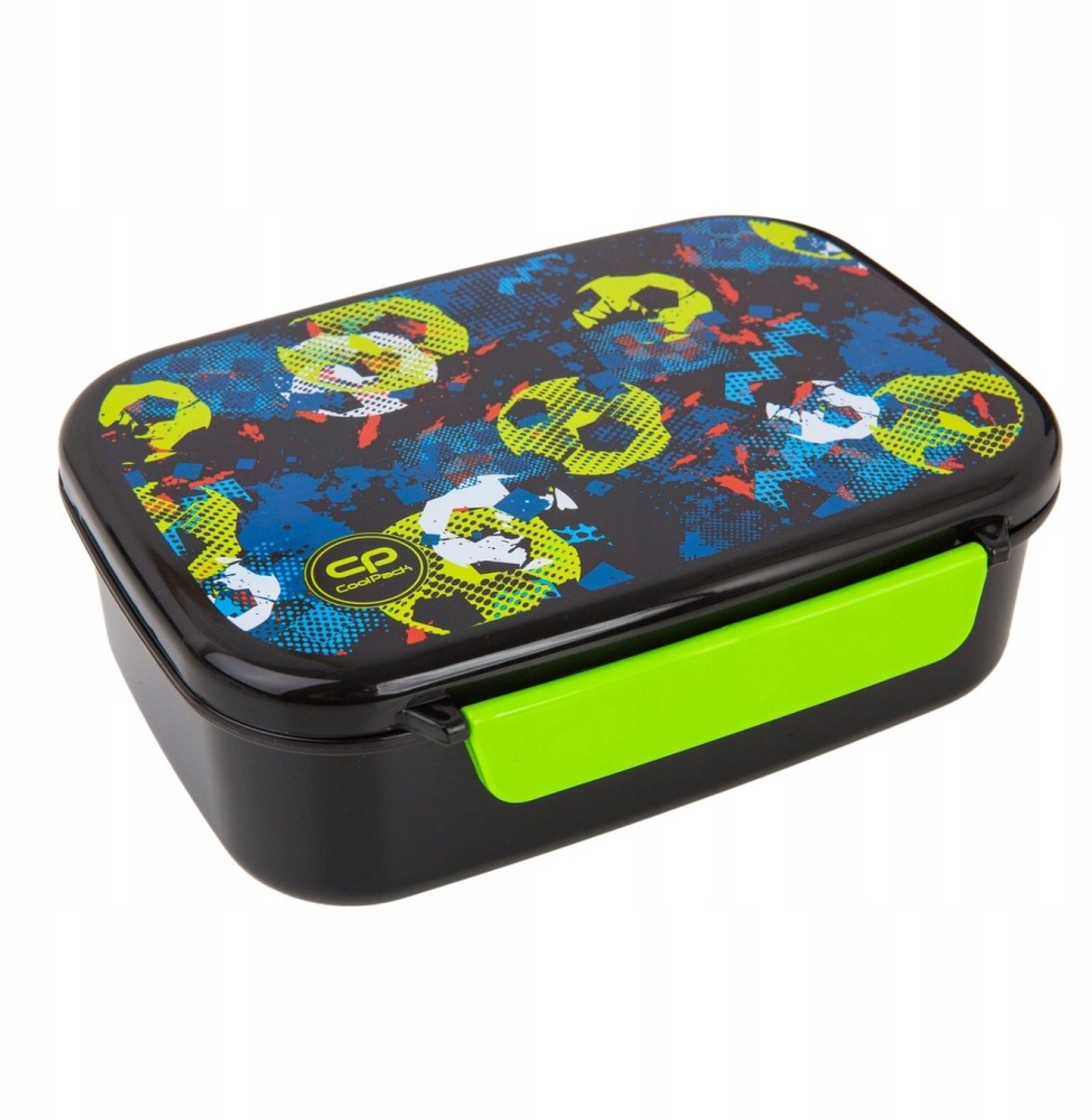 Coolpack Foodyx Lunchbox met Bakjes - Voetbal Blauw 765ml