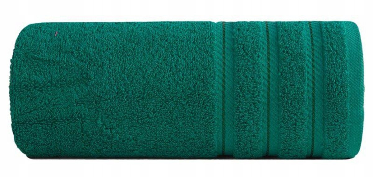Donkergroene katoenen badhanddoek 70x140 cm, 480 g/m2