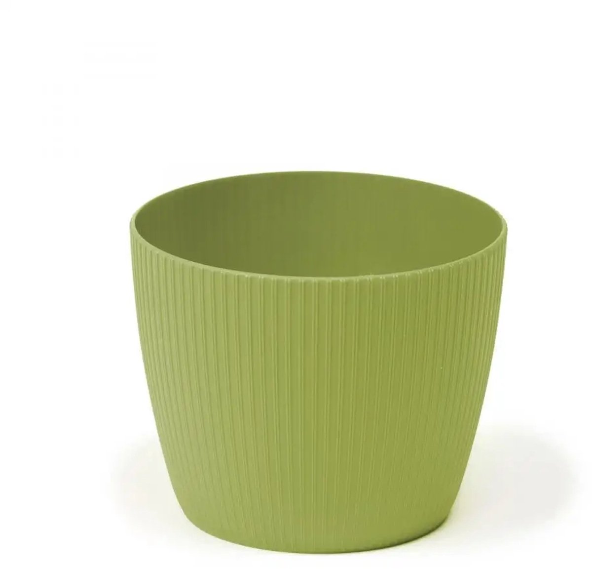 Lamela Pot Groen Kunststof 14x14x11 cm - Stijlvol en Duurzaam