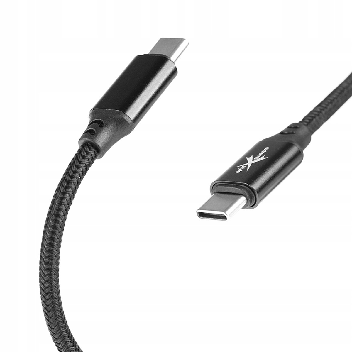 Extremestyle USB-C naar USB-C Kabel 1m Zwart - Snel Laden & Data