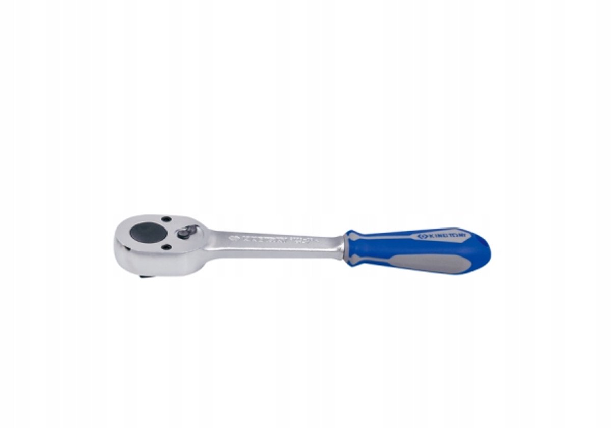 King Tony Ratel 3/8" 200 mm, 32 tanden, rubberen handgreep - 3779-08G