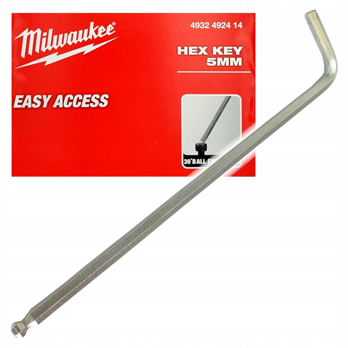 Milwaukee Lanbussleutel HEX 5 mm x 163 mm