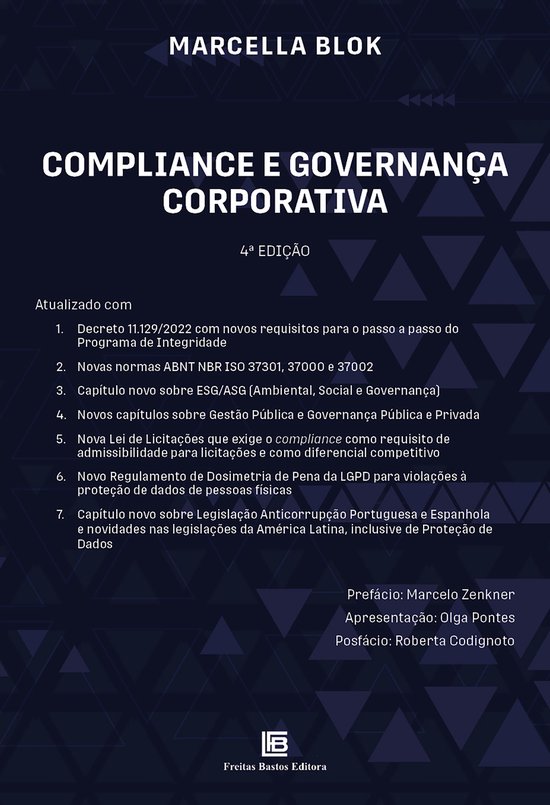 Compliance e Governança Corporativa (ebook), Marcella Blok ...