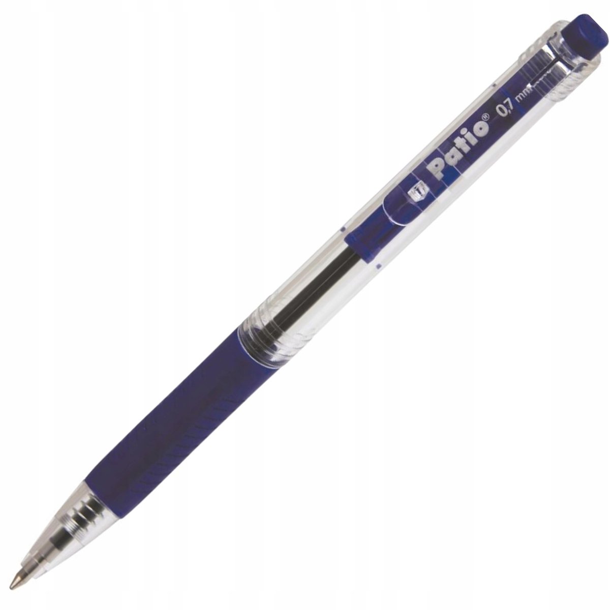 Patio Click Clip Blauwe Pen 0,7mm