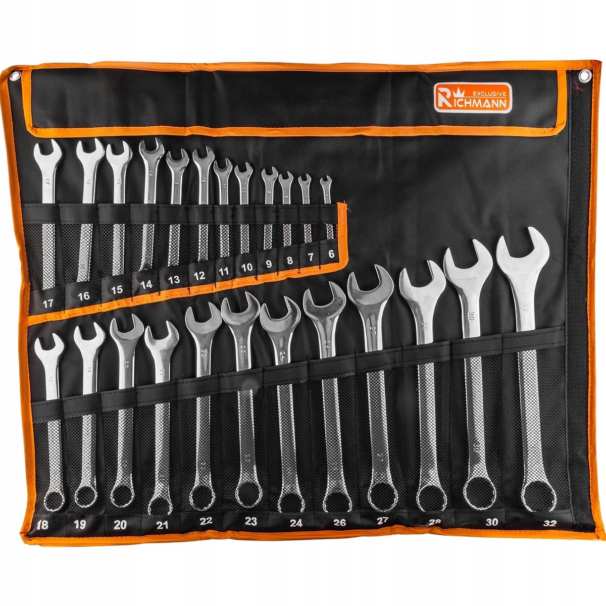 Richmann Ringsleutelset 24 Delig 6-32mm CR-V Inclusief Opbergkoffer