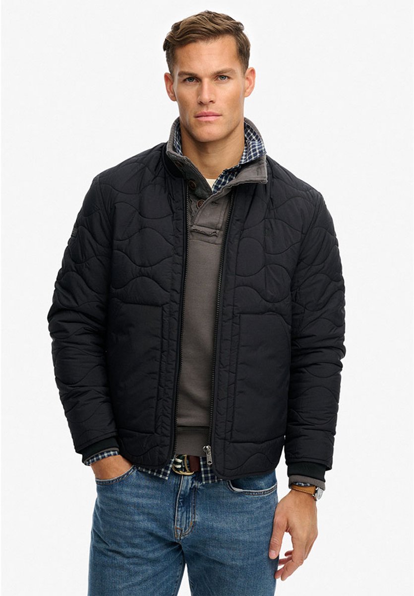 Superdry Military Liner Jas Heren Gewatteerde jassen Zwart