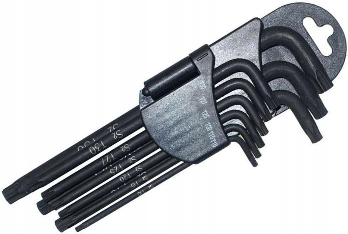 9-delige Torx-sleutelset T10-T50 met magneet