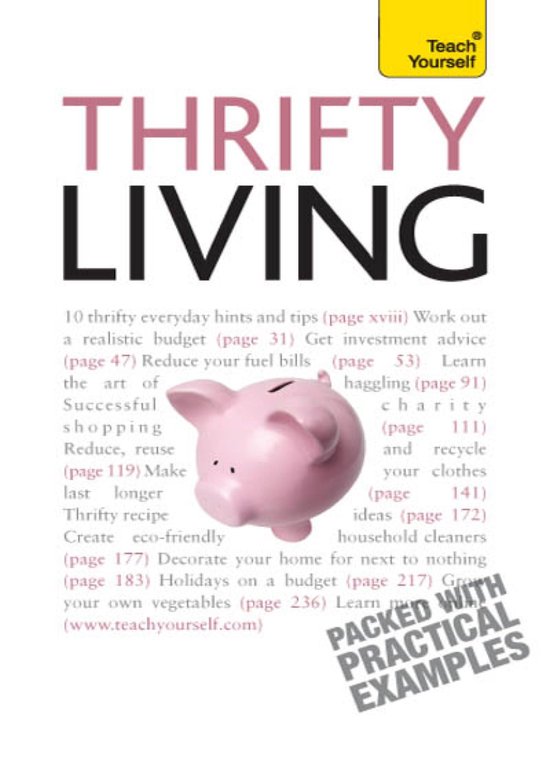 Thrifty Living: Teach Yourself - cover