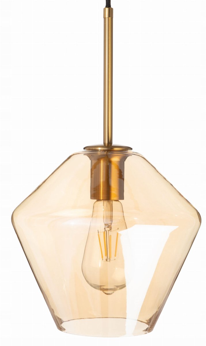 Amber Glazen Hanglamp PARIS Klein - Goud
