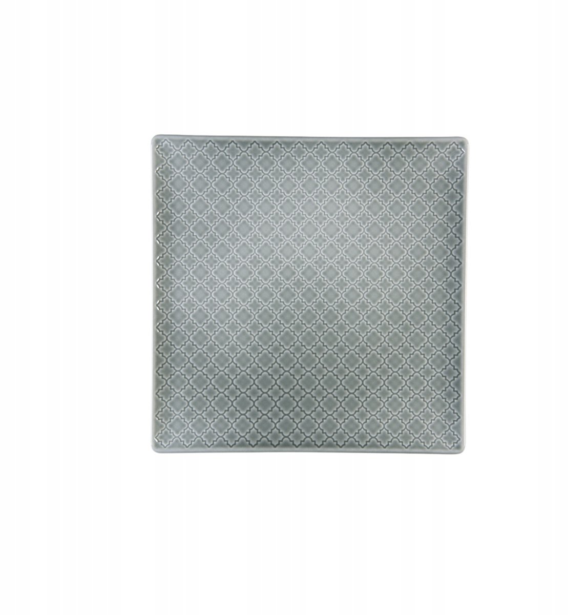 Lubiana Marrakesz Kwadratbord Grijs 17 cm - Porselein