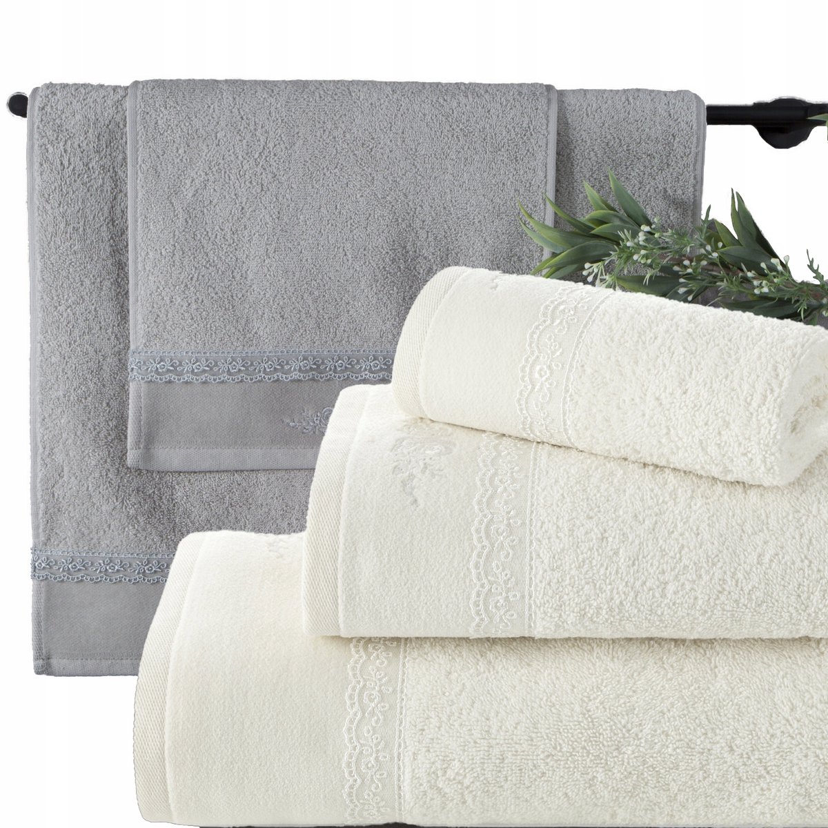Zachte Katoenen Badhanddoek Set 3 Stuks - Ideaal Cadeau
