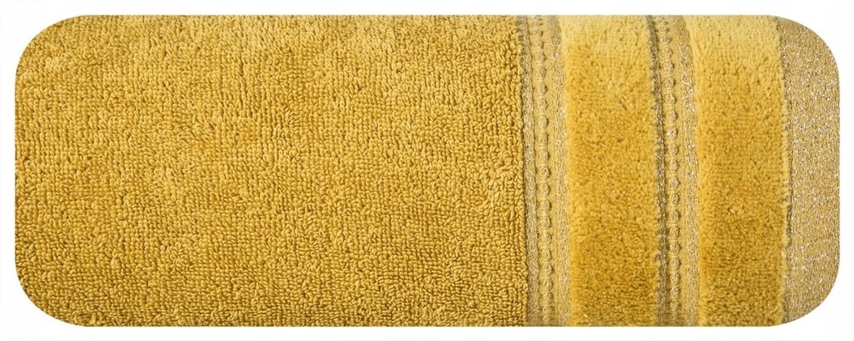 Glory Badhanddoek 70x140 cm Mosterdgeel 500 g/m² Katoen