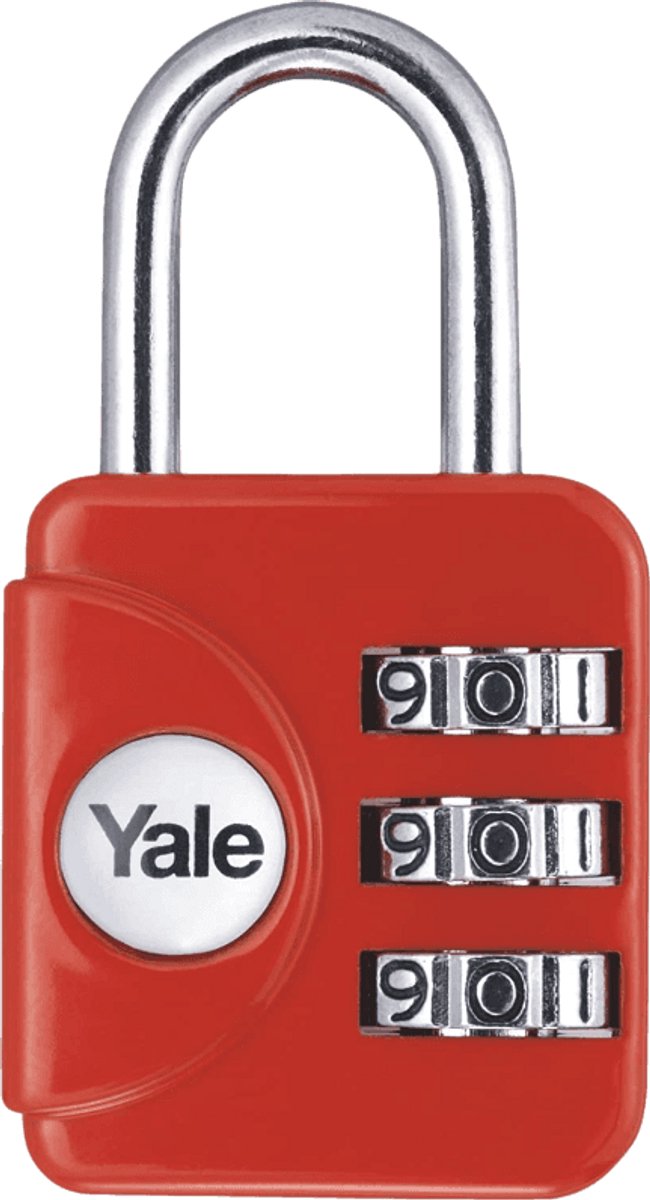Yale - Bagageslot met Cijferslot - YP1 - Rood