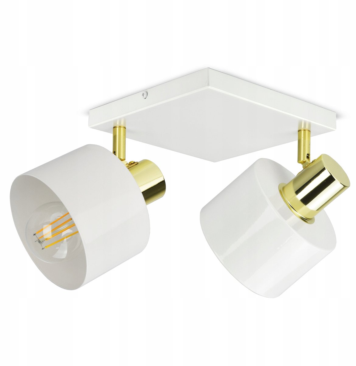 Luxe Plafondlamp Wit Goud Classic Spot AG2 E27 LED