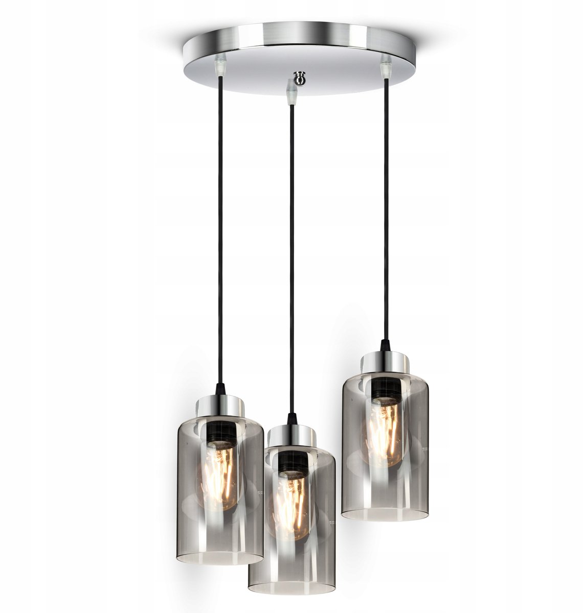 Hanglamp Glazen Buis Chroom LED E27 - Stijlvolle verlichting voor elke ruimte