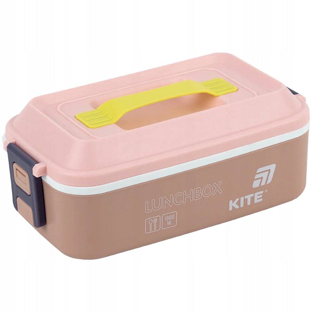 Kite Lunchbox 1000ml Roze met Bestek - BPA-vrij