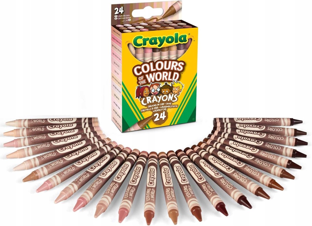 Crayola Colors of the World Wascootjes - 24 levendige kleuren