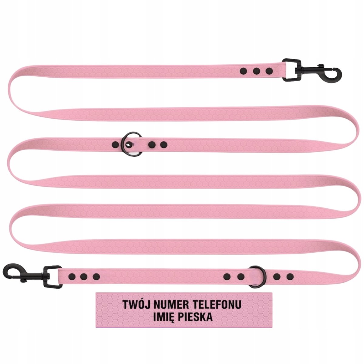 Verstelbare Waterdichte Hondensnoer 3m - 1cm Breed - Duurzaam PVC