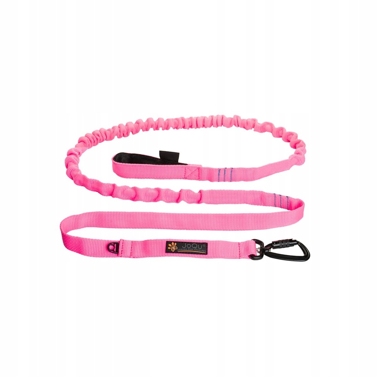 JoQu Canicross Hondensnoer met Schokdemper - Roze