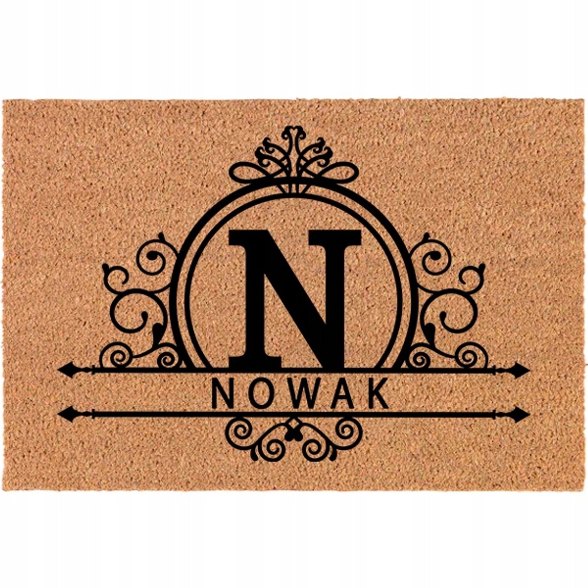 Kokosmat met Personaliseerbare Letter N - 40x60 cm