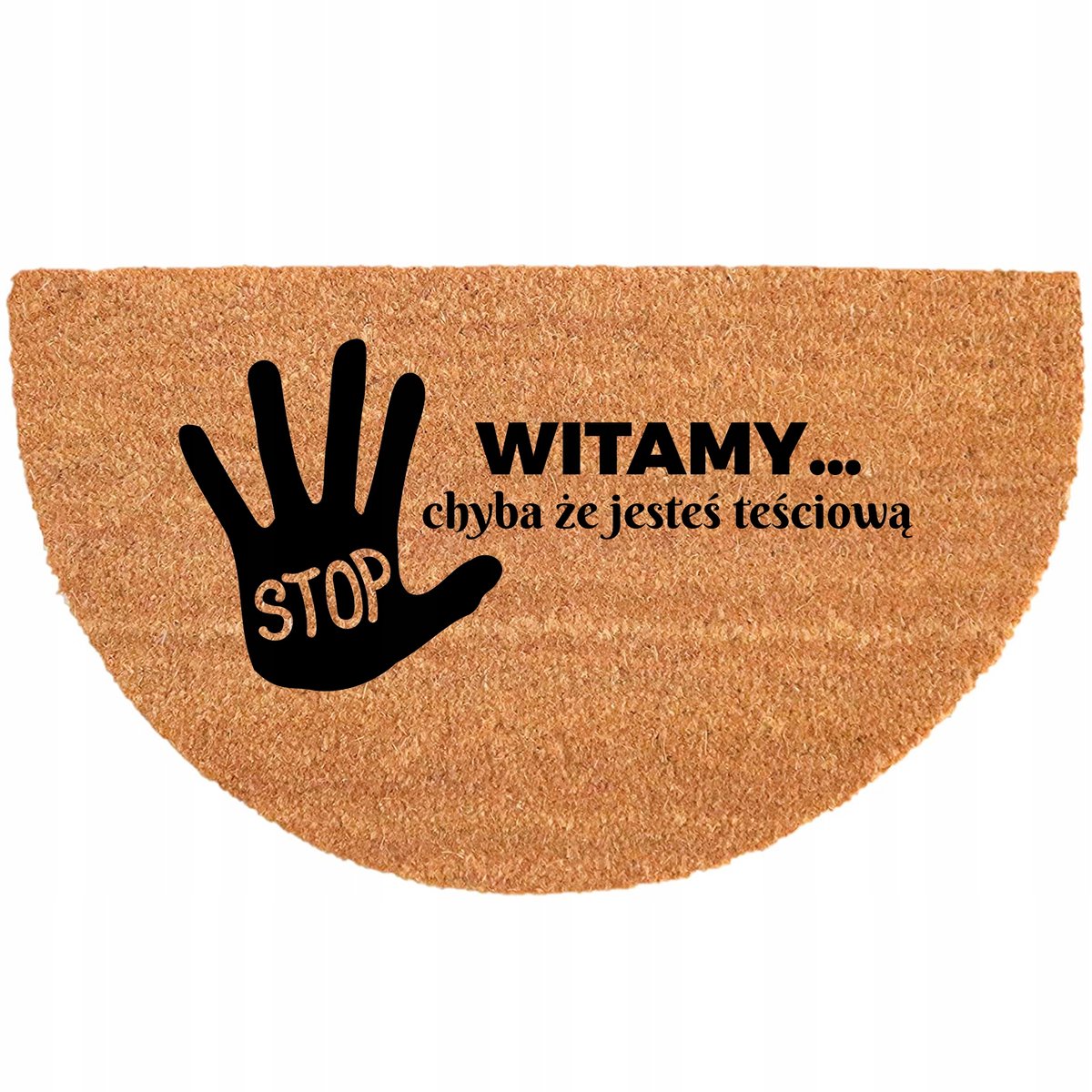 Duurzames op de voorgrond van 40x70cm antislip beige