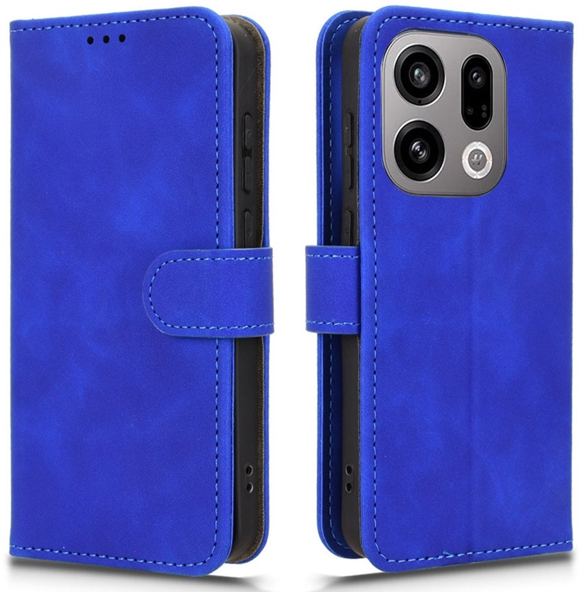 Coverup Hoesje - Geschikt voor OPPO Find X9 Hoesje - Coverup Book Case - Blauw