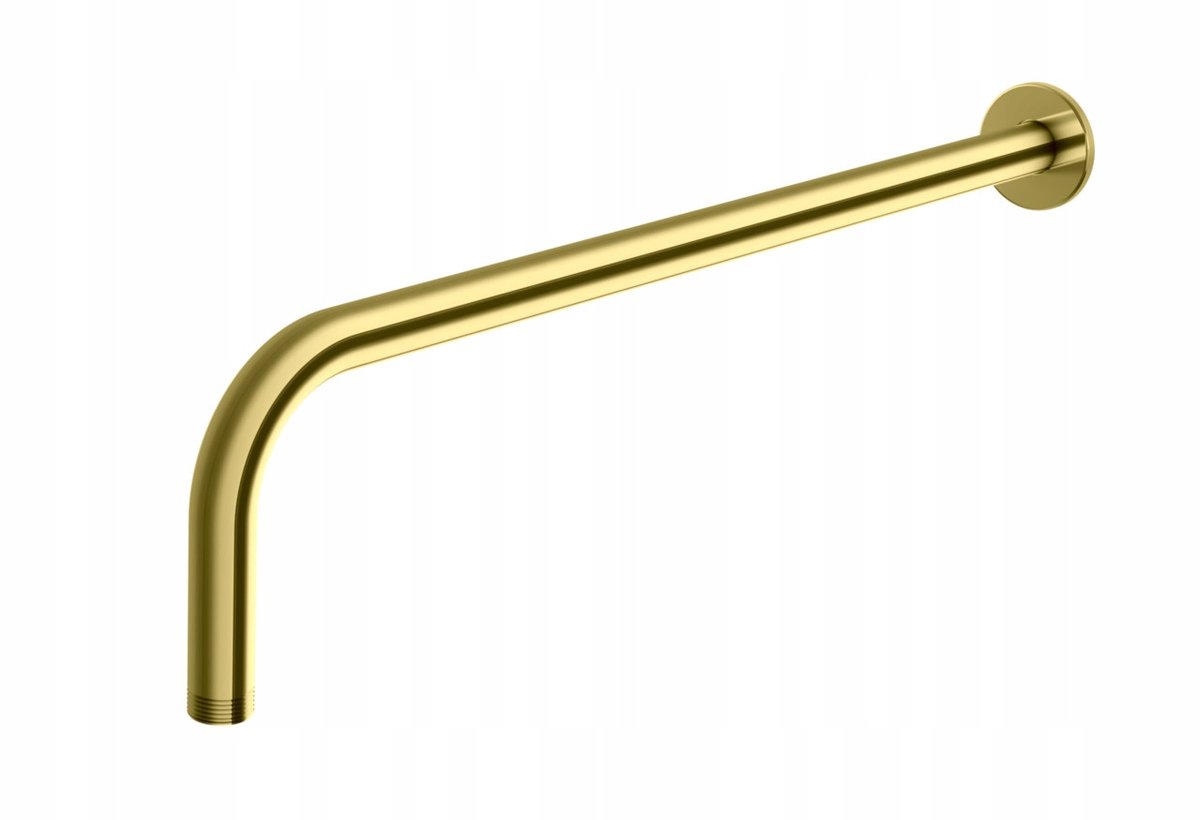 Kohlman Axe Douchearm Goud Glans Messing Wandmontage 44cm
