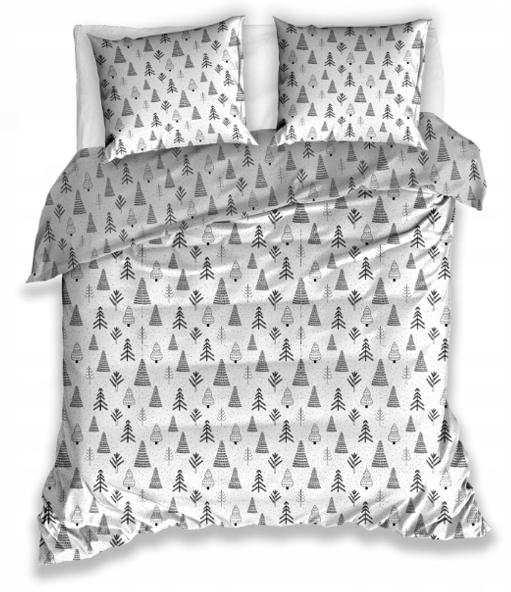 Kerst Dekbedovertrekset 140x200 + 70x90 cm - 100% Polyester