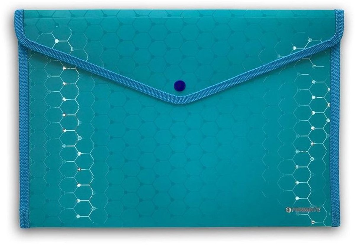 Penmate A4 Kaart met Drukknop - Blauw