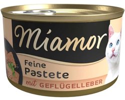 Graanvrij Natvoer voor Volwassen Katten met Taurine - 12x85g Pluimveelever