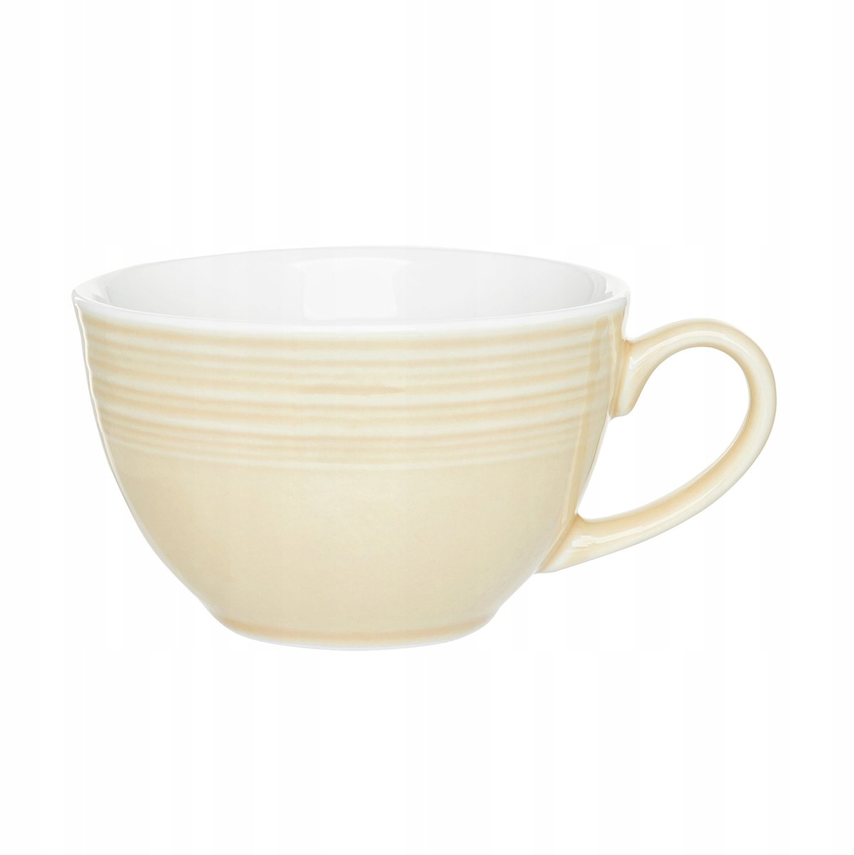 Ambition Linea Koffie-/Theekop 220ml - Zandkleurig Porselein