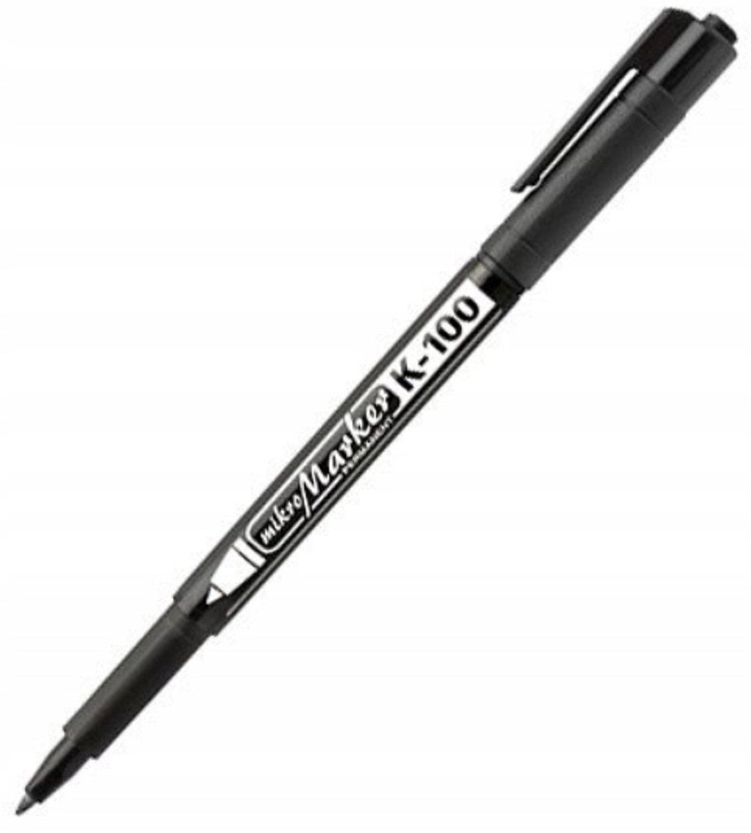 10x Kamet K-100 Foliepen - Zwart, 0.8-1.2mm