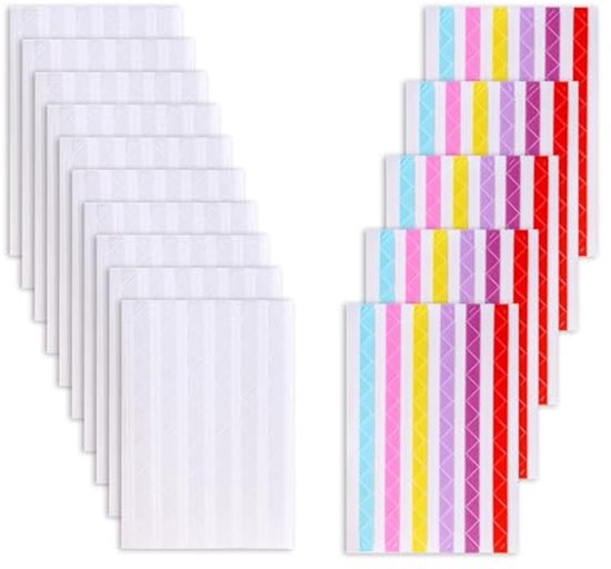Zelfklevende Transparante Fotohoeken - 1530 Stuks voor Fotoalbums en Creatief Werk