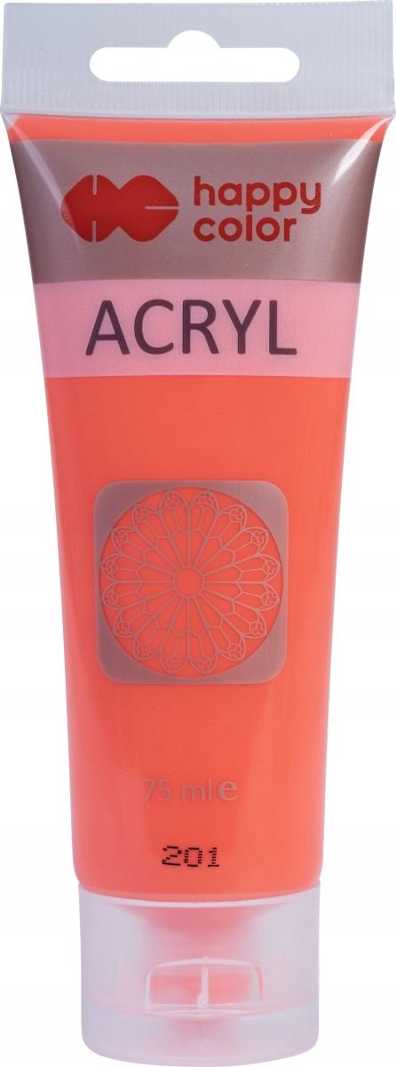 Happy Color Acrylverf 75ml - Fel Rood Fluo