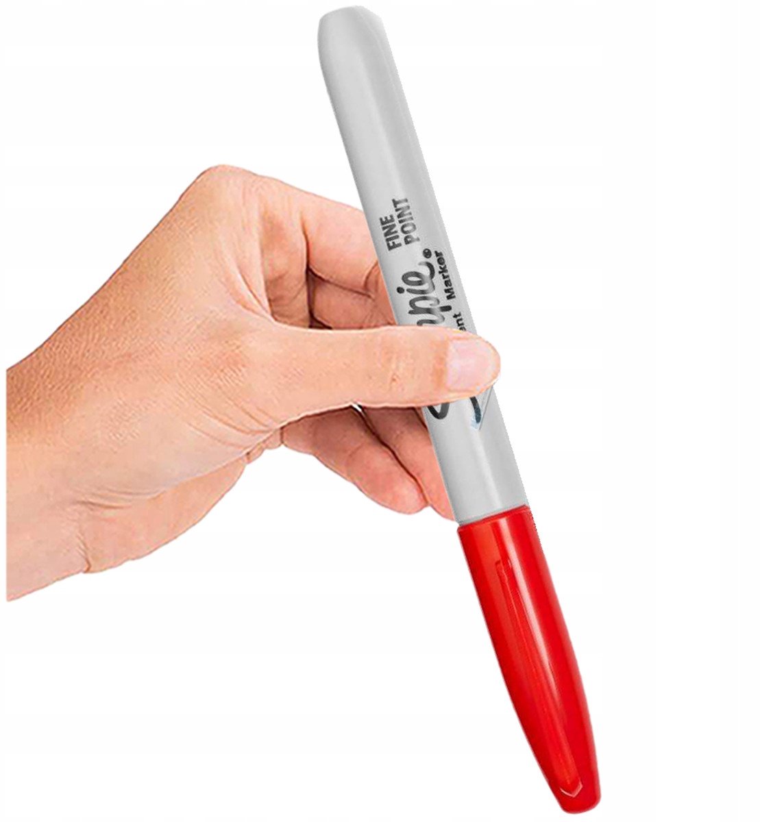 Sharpie Permanente Marker Rood 1.0mm - Duurzaam en Sneldrogend
