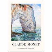 Affiche Claude Monet - Le Manneport près d'Étretat 50x70 cm - Décoration Salon - Décoration Chambre - Décoration - Décoration murale - Décoration murale Salon - Décoration murale Chambre - Décoration murale - Décoration murale Salon