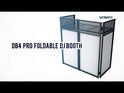 Vonyx DB4 Pro opvouwbare DJ booth.