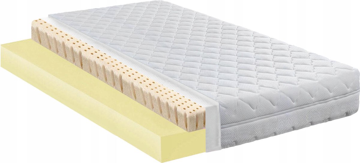 Latex matras 140x200 H2/H3 – Ademend & Anti-allergisch