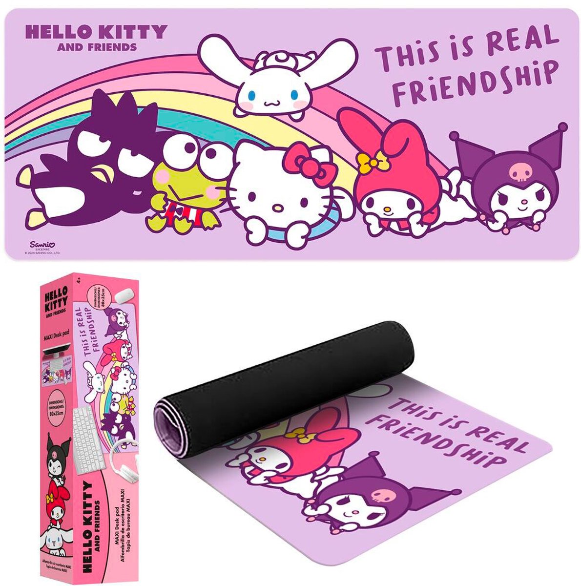 Hello Kitty Bureauonderlegger Roze